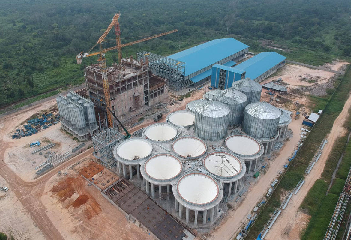 Erection Silo for Flourmill at Dumai